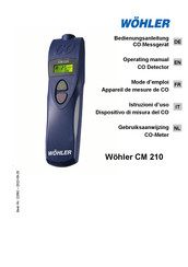 Wohler CM 210 Operating Manual