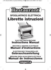 Imperia Restaurant RMN220 Instruction Manual
