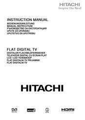 Hitachi 55HK6003 Instruction Manual
