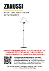 Zanussi ZFPTH1 Manual & Safety Instructions