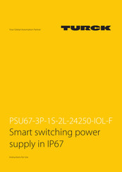 turck PSU67-3P-1S-2L-24250-IOL-F Instructions For Use Manual