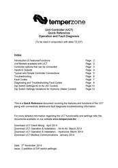 TemperZone UC7 Quick Reference