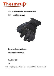 Thermrup HG618H Instruction Manual