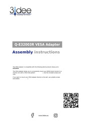 3Idee Q-E32003R Assembly Instructions