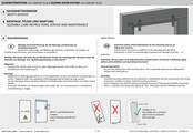 Griffwerk 414 COMFORT GLASS Assembly, Care Instructions, Service And Maintenance