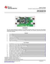 Texas Instruments DRV603EVM User Manual