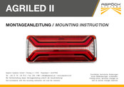 Aspöck Systems AGRILED II Mounting Instruction