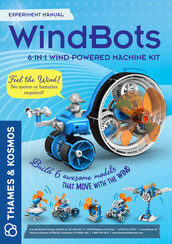 Thames & Kosmos WindBots 6-IN-1 WIND-POWERED MACHINE KIT Experiment Manual
