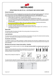 Metalmec HLS Instructions For Use