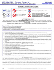 Led World HH-S2835 120-24V-C Series Quick Start Manual