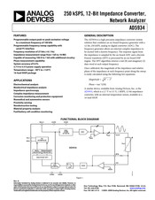 Analog Devices AD5934 Manual