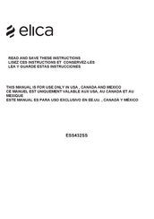 ELICA SEASHELL ESS432SS Instructions Manual