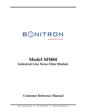 bonitron M3484D3-H06C50-J21 Customer Reference Manual