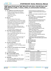 ARTERY AT32F403AVGT7 Reference Manual