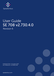 Speakerbus SE 708 User Manual