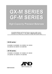 A&D GF-10202M Instruction Manual