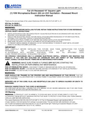 Larson Electronics IND-CDL-SQ-10-FUVC-MP-1L-V1 Instruction Manual