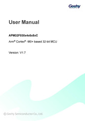 Geehy SEMICONDUCTOR APM32F030x6x8 User Manual