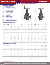 Valveworks MRC DS Technical Data Manual