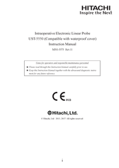 Hitachi UST-5550 Instruction Manual