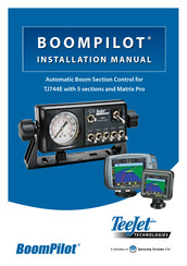 Spraying Systems Co TeeJet TECHNOLOGIES BoomPilot Installation Manual