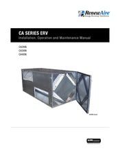 RenewAire CA Series Installation, Operation And Maintenance Manual