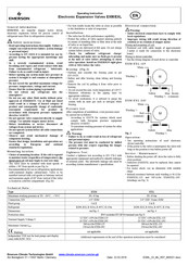 Emerson EXL Operating	 Instruction