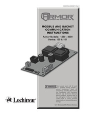 Lochinvar ARMOR 4000 Instructions Manual