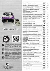 Dover markem-imaje SmartDate X30 Safety And Important Information