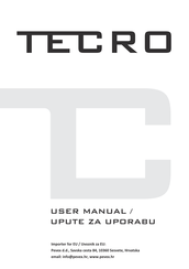 TECro PVCM-T2012TB User Manual
