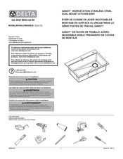 Delta GANOT 95A9135 Assembly Instructions Manual