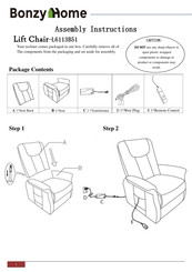 Bonzy Home L6113B51 Assembly Instructions