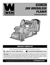 Wen 20653BT Instruction Manual