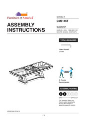 Furniture of America CM3146T Assembly Instructions Manual