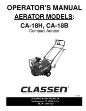 Classen CA-18B Operator's Manual