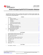 Texas Instruments WCSP-Packaged bq24272 User Manual