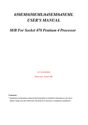JETWAY 650EML User Manual