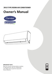Carrier CS78421-548-754 Owner's Manual