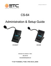 ETC CS-64-F Administration & Setup Manual