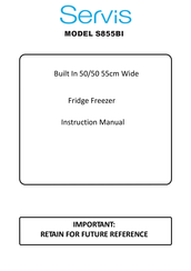 SERVIS S855BI Instruction Manual