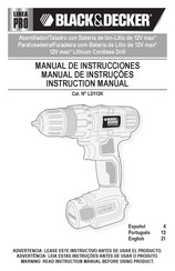 Black & Decker LD112K Instruction Manual