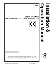 Vicon V5160MUX Installation And Operation Manual