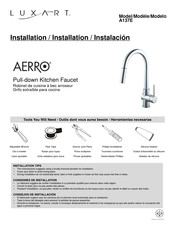 Luxart AERRO A137E Installation Instructions Manual