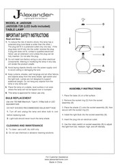 Jalexander JAE0326 Manual