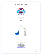 Global Lift R450ANA Owner's Manual