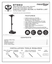 B-Tech BT882 Installation Manual & Parts List