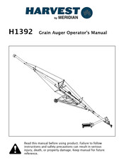 Meridian HARVEST H1392 Operator's Manual