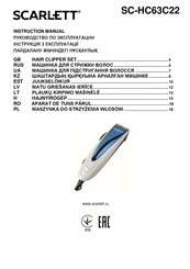 Scarlett SC-HC63C22 Instruction Manual