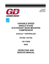 Gardner Denver AirSmart VS170 Operating And Service Manual