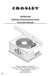 Crosley CR7021A-BK Instruction Manual